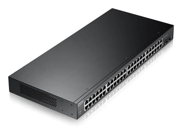 Zyxel GS1900-48HPv2 Managed L2 Gigabit Ethernet (10/100/1000) Power over Ethernet (PoE) Svart
