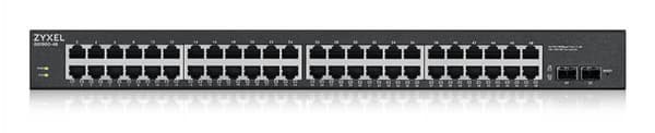 Zyxel GS1900-48HPv2 Managed L2 Gigabit Ethernet (10/100/1000) Power over Ethernet (PoE) Svart Svart