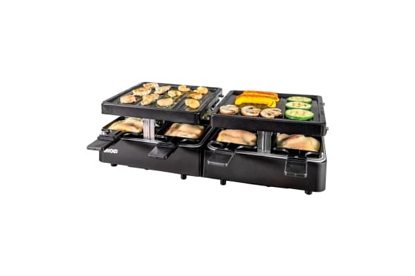 UNOLD 48755 Flying Raclette - Raclette - 1.3 kW - antrasitt/oransje