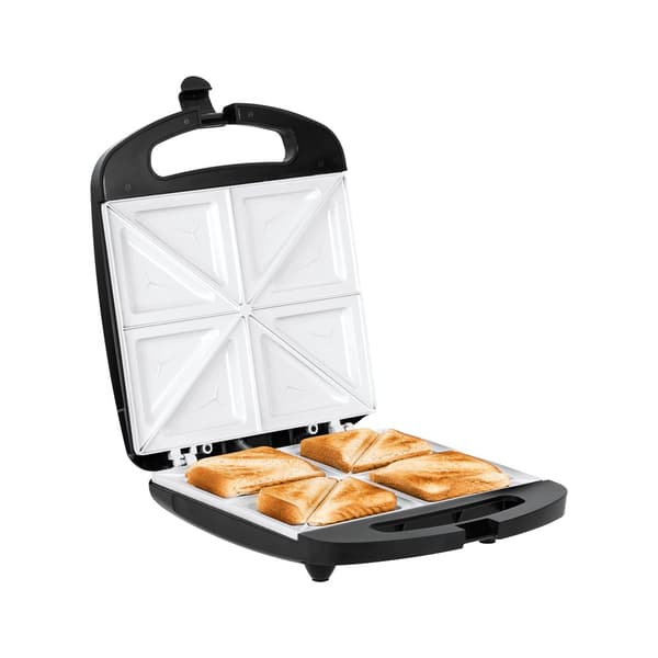 Sandwichmaskine med keramiske indsatser til 4 sandwich