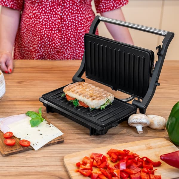TEESA paninigrilli, leivänpaahdin, grilli, 1000W, 3 asentoa