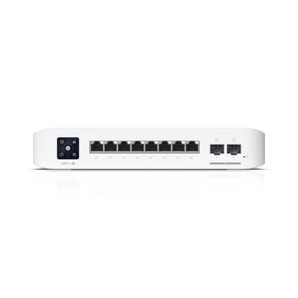Ubiquiti UniFi USW-PRO-8-POE verkkokytkin Hallittu L2/L3 Gigabit Ethernet (10/100/1000) Power over Ethernet (PoE) 1U valkoinen