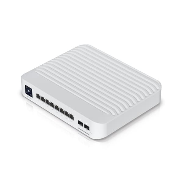 Ubiquiti UniFi USW-PRO-8-POE verkkokytkin Hallittu L2/L3 Gigabit Ethernet (10/100/1000) Power over Ethernet (PoE) 1U valkoinen Valkoinen