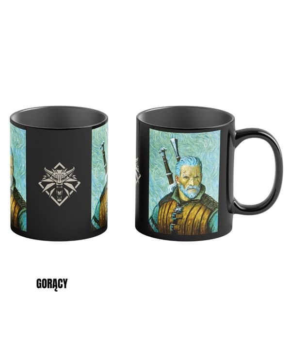 Termoaktiv mugg Good Loot Game Art Chronicles The Witcher (Wiedźmin) Geralt & Vincent van Gogh