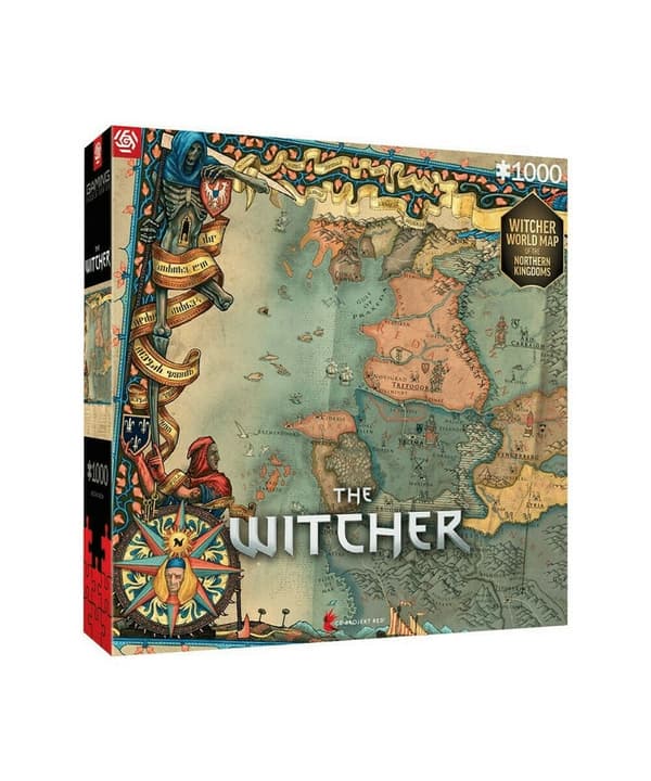 Good Loot The Witcher: Northern Kingdom Map palapeli 1000 kpl