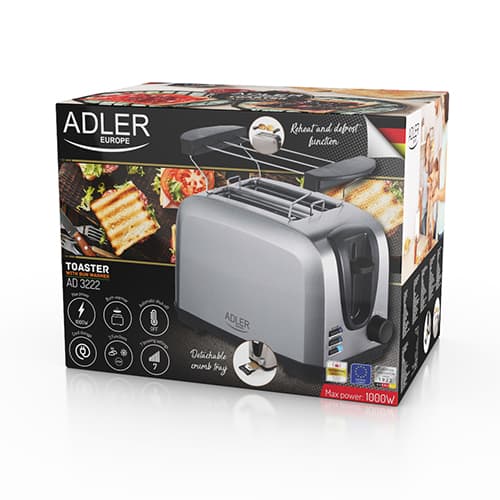 AD 3222 Brødrister med bollestativ
