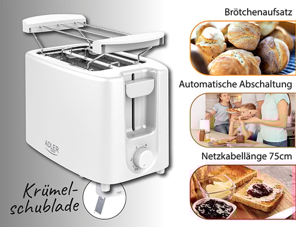 AD 3223 Brødrister 2 skiver