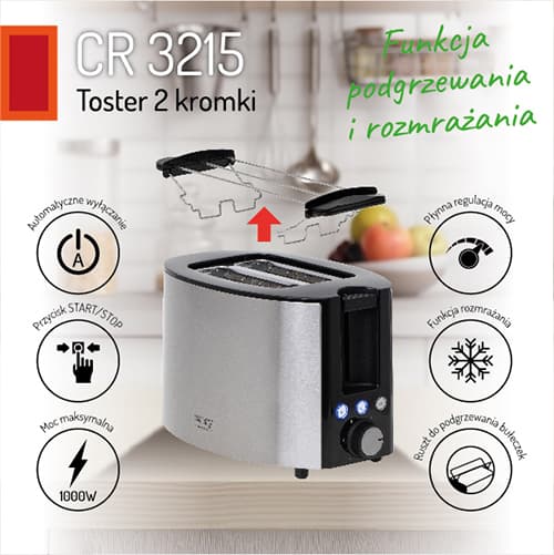 CR 3215 Leivänpaahdin 2 viipaletta
