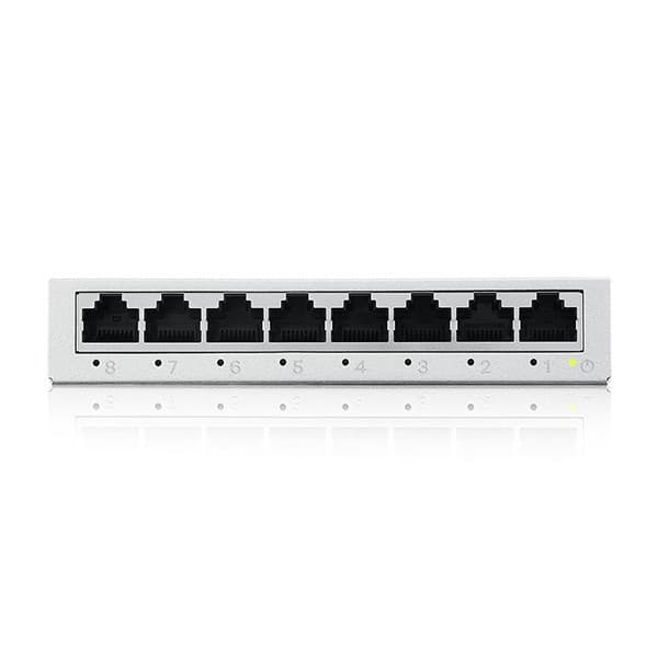 Zyxel GS-108BV5-EU0101F nätverksswitch Unmanaged L2 Gigabit Ethernet (10/100/1000)