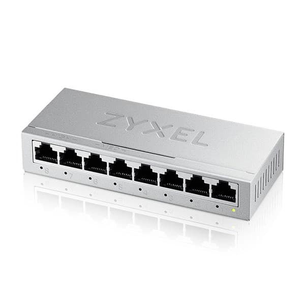 Zyxel GS-108BV5-EU0101F nätverksswitch Unmanaged L2 Gigabit Ethernet (10/100/1000)