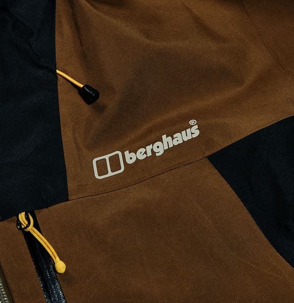 Berghaus Vaskye Hybridjacka med huva för män Storlek M Brun
