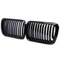 Miniatyrbillede 1 af 2: M Style Gitter til BMW E36, Par Forreste Gitter,Glansfuld Sort