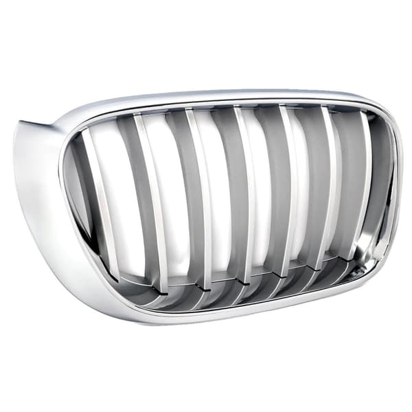 Frontkølergrill til BMW X3/X4, kromfinish, holdbart ABS-materiale,Højre Side