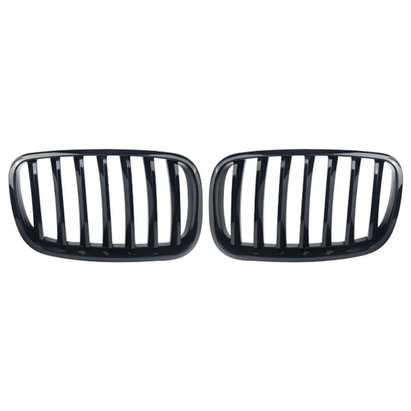BMW Front Kidney Grille, Glans Sort, Skræddersyet Pasform,Glansfuld Sort