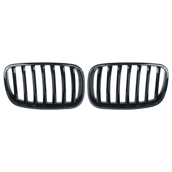 BMW Front Kidney Grille, Glans Sort, Skræddersyet Pasform,Glansfuld Sort