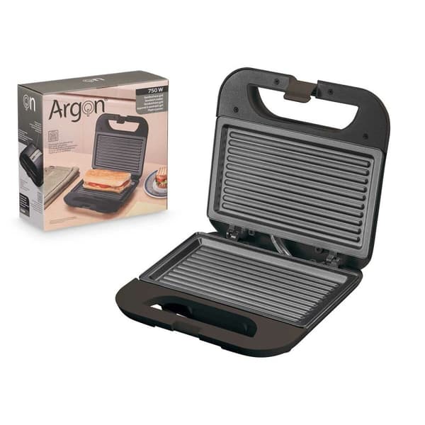Smörgåsmaskin Argon K-901B/G Svart Stål 750 W