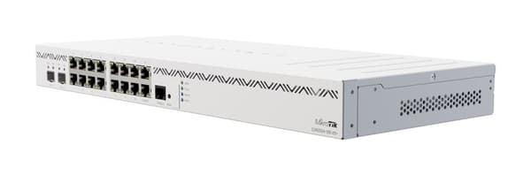Mikrotik CCR2004-16G-2S+ router Total Ethernet-porte:18; Arkitektur:ARM 64bit; CPU-kerne: 4