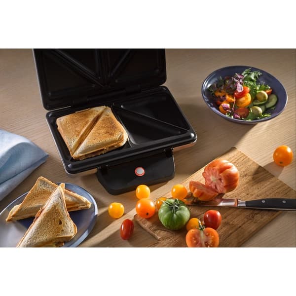 WMF 0415150011 sandwichbagemaskine 800 W Sort, Sølv