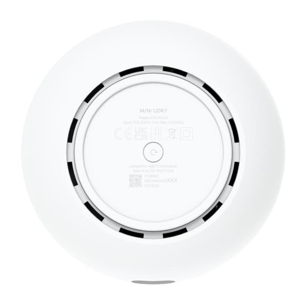 Ubiquiti Dream 7 trådlös router 2.5 Gigabit Ethernet Tri-band (2.4 GHz / 5 GHz / 6 GHz) Vit