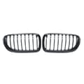Miniatyrbild 1 av 2: Framgrill för BMW 5-serie, glansig svart finish, M-stil design,Glansig Svart