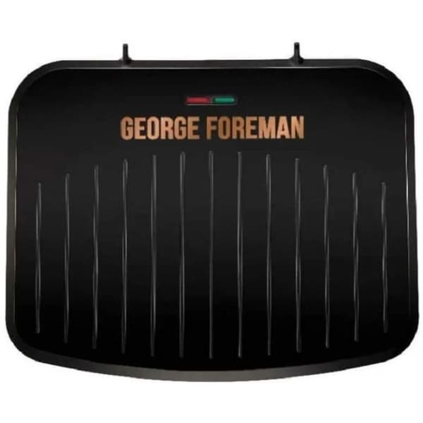 Fit Grill Kobber Medium George Foreman 25811-56 - 2 i 1 - Praktisk opbevaring - Ydeevne og førsteklasses design - Nem rengøring
