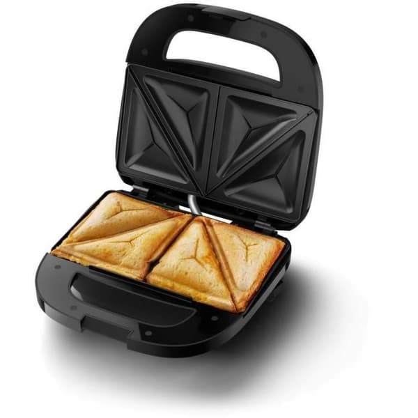 Sandwichmaskine - PHILIPS - HD2331/90 - 750 W - Trekantede plader - Sort