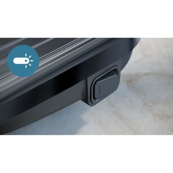 Sandwichmaskine - PHILIPS - HD2331/90 - 750 W - Trekantede plader - Sort