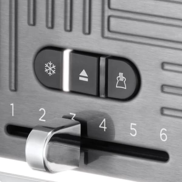 Leivänpaahdin - RUSSELL HOBBS - Geoteräs - Teksturoitu metalli - 1640 W - Lift'n Look-, uudelleenlämmitys- ja sulatustoiminnot