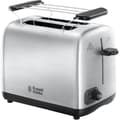 Pikkukuva 1 / 5: RUSSELL HOBBS Adventure -leivänpaahdin - Ruskistustason säätö, leivonnaisten lämmitin - Harjattu teräs