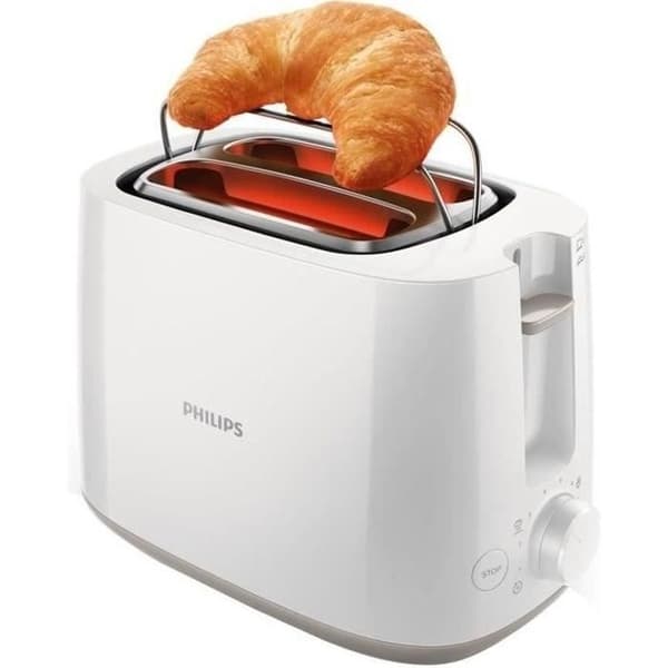 PHILIPS HD2581/00 Brødrister - 2 riller - 830 W - Hvid