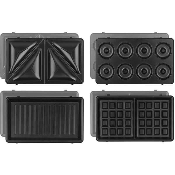 WEASY 4-in-1 voileipägrilli - JOY600 - 4 vaihdettavaa levyä - Tarttumaton pinnoite - 750W