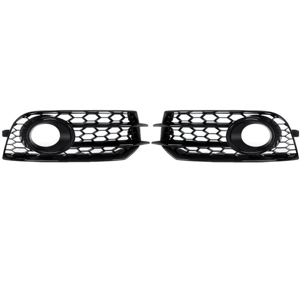 Fog Light Covers, Glans Sort, Honningkage Stil, Direkte Erstatning,par