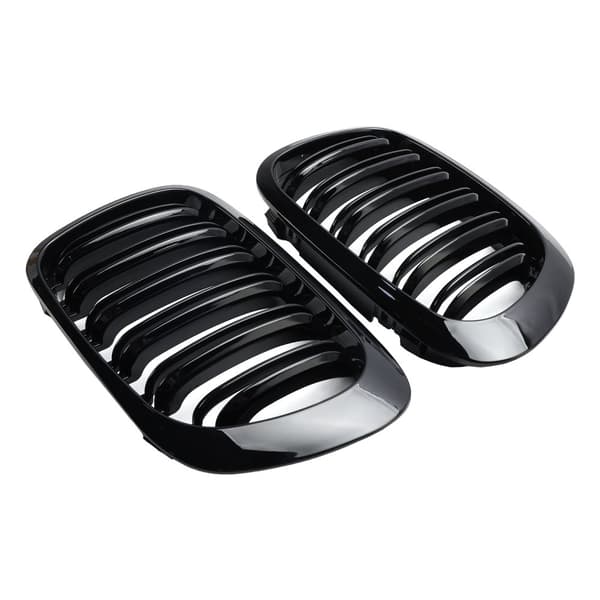 BMW E46 Grill, Glansig Svart Finish, Hållbar ABS-Plast, Perfekt Passform för 1999-2002 Modeller