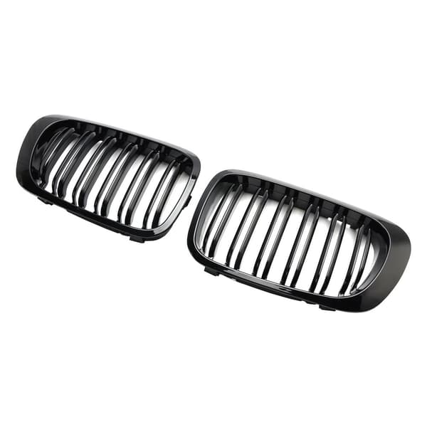 BMW E46 Grill, Glansig Svart Finish, Hållbar ABS-Plast, Perfekt Passform för 1999-2002 Modeller