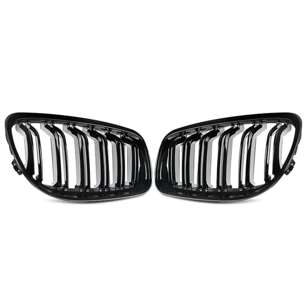 BMW E90 E91 Grillpar, Glans Sort Finish, Perfekt Pasform til 2009-2012 Modeller,Glansende Sort
