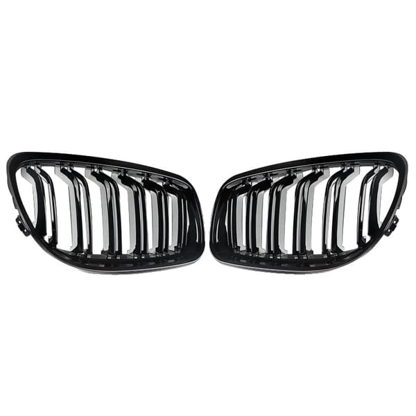 BMW E90 E91 Grillpar, Glans Sort Finish, Perfekt Pasform til 2009-2012 Modeller,Glansende Sort