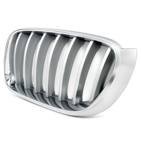Framgrill för njure till BMW X3/X4, kromad finish, hållbart ABS-material,Vänster sida