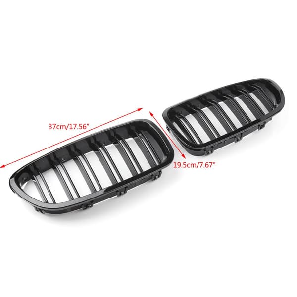 BMW 5-serie Front Nyrerist, Holdbart ABS-materiale, Blank Sort Finish, Nem Direkte Udskiftning