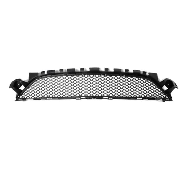 Frontbumpergrill, tekstureret sort finish, holdbart ABS-plastik, nem installation,som vist