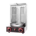 Miniatyrbillede 1 af 2: Doner Kebab Grill, 3000W Effekt, 360° Rotation,Sølv
