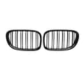 Miniatyrbillede 1 af 2: M Style Front Kidney Grill, Dobbelt Linje Design, Glans Sort Finish,Glansende sort