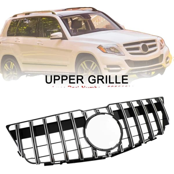 Framstötfångare Övre Grill, Passar för GLK 2008-2012, GT Stil