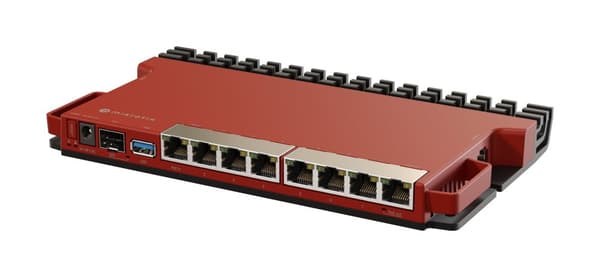 Mikrotik L009UiGS-RM kablet router 2.5 Gigabit Ethernet, Gigabit Ethernet Rød