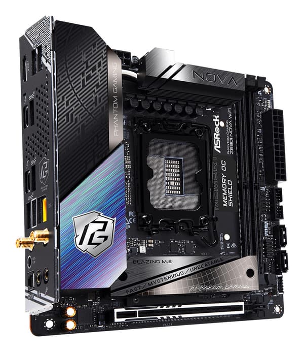 Asrock Phantom Gaming Z890I Nova WiFi Intel Z890 LGA 1851 (Socket V1) mini ITX