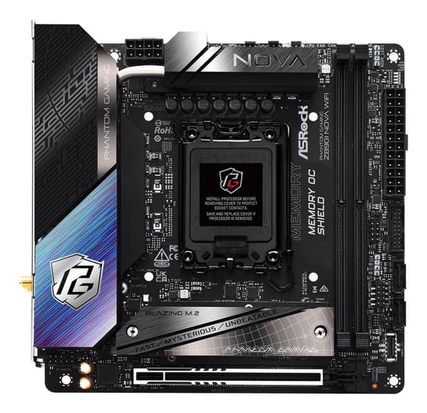 Asrock Phantom Gaming Z890I Nova WiFi Intel Z890 LGA 1851 (Socket V1) mini ITX