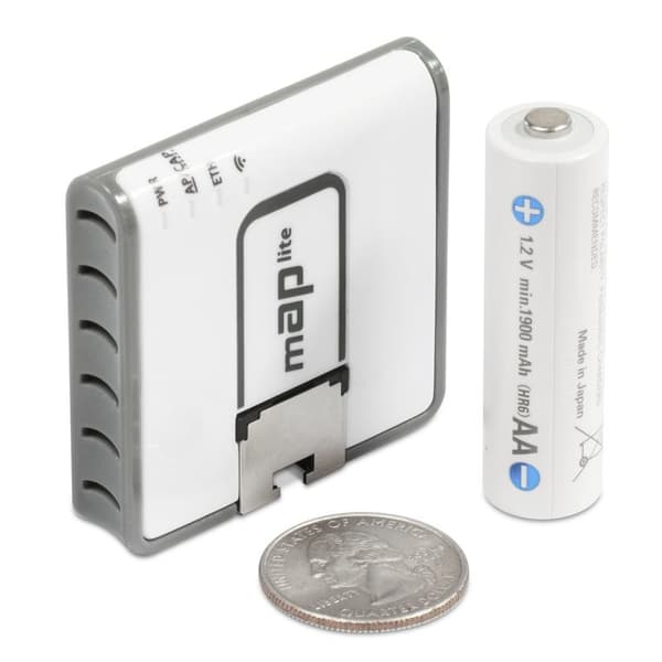 Mikrotik mAP lite valkoinen Power over Ethernet (PoE)