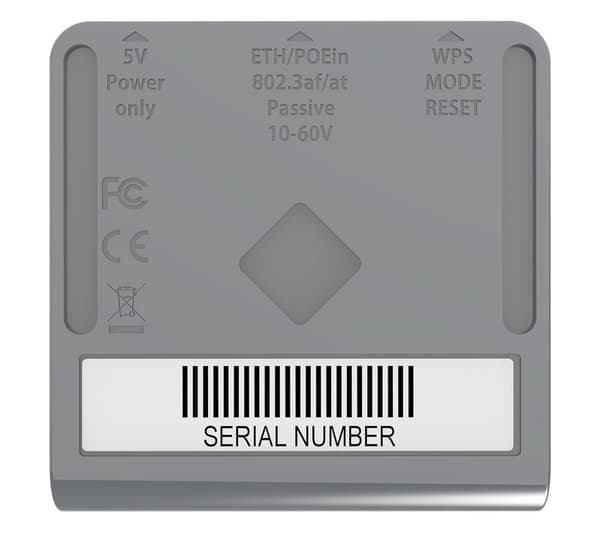 Mikrotik mAP lite valkoinen Power over Ethernet (PoE)