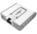 Pikkukuva 1 / 6: Mikrotik mAP lite valkoinen Power over Ethernet (PoE)