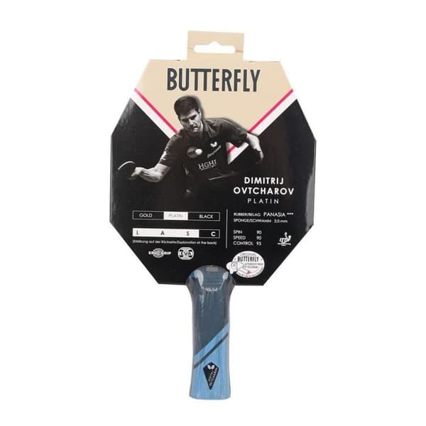 FJÄRILSracketar Ovtcharov Platinum Svart,Röd S852269