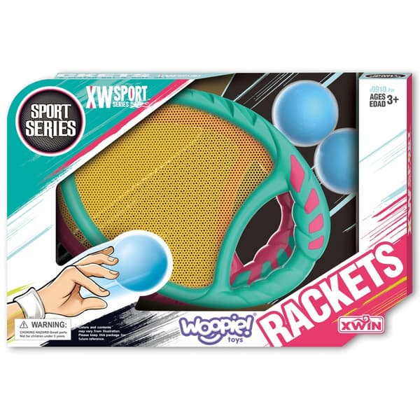 WOOPIE Arcade GAME CATCH BALL – 2 ketchere + 2 bolde